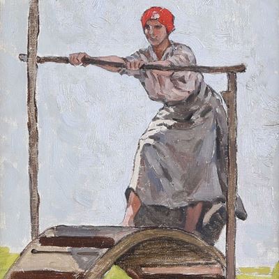 Ragazza sulla Ruota