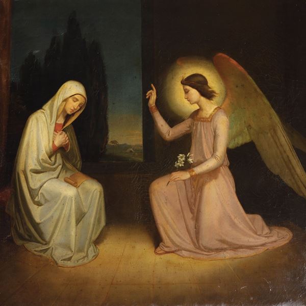 Scuola del XIX secolo Annunciazione