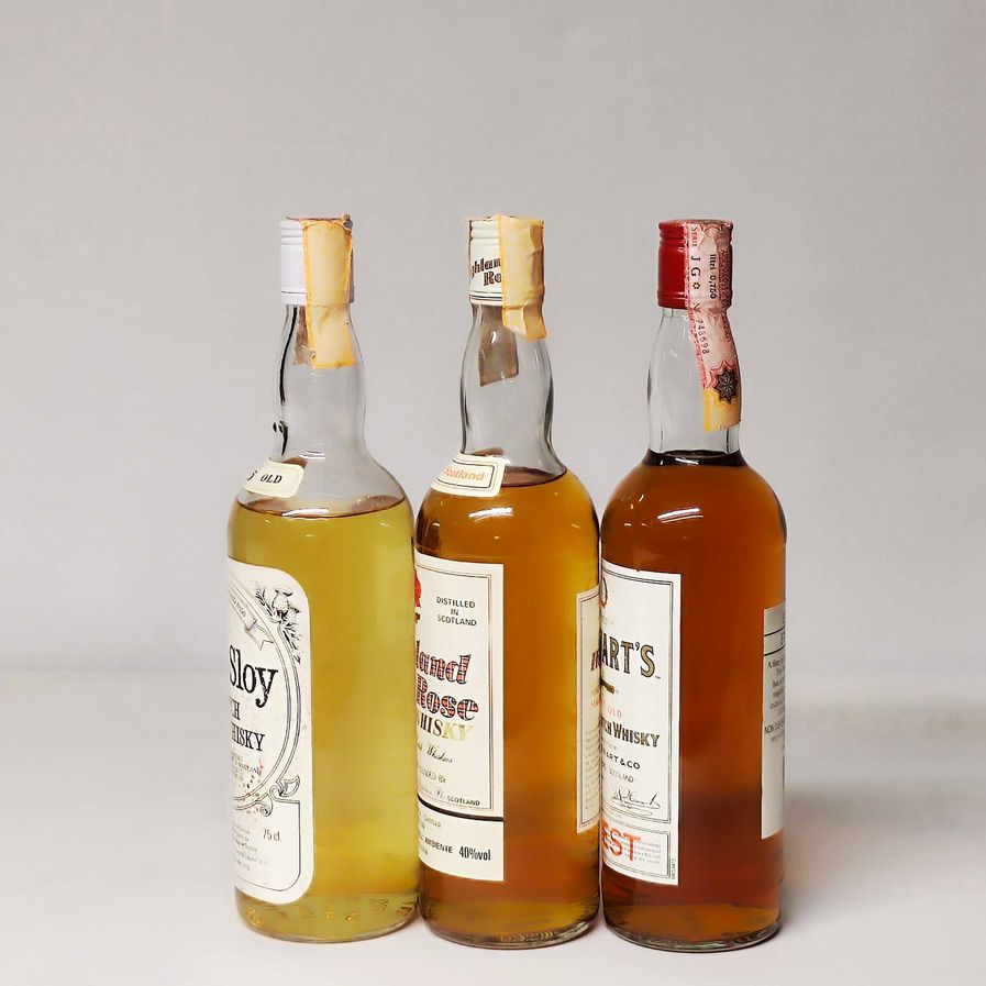 Glen Sloy 5 Years Old, Highland Rose, Stewart's, Scoth Whisky