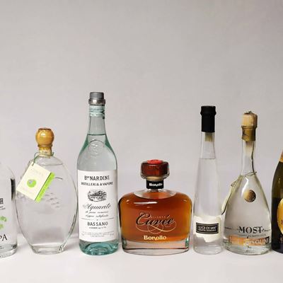 Psenneh, B. Nardini, Bonollo, Uve, Franciacorta, Tosolini, Serafini, Grappa