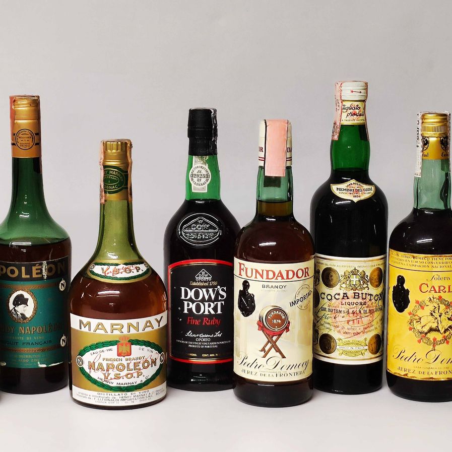 Napoleon, Dow's, Fundador,,coca Buton,carlos, Liquori