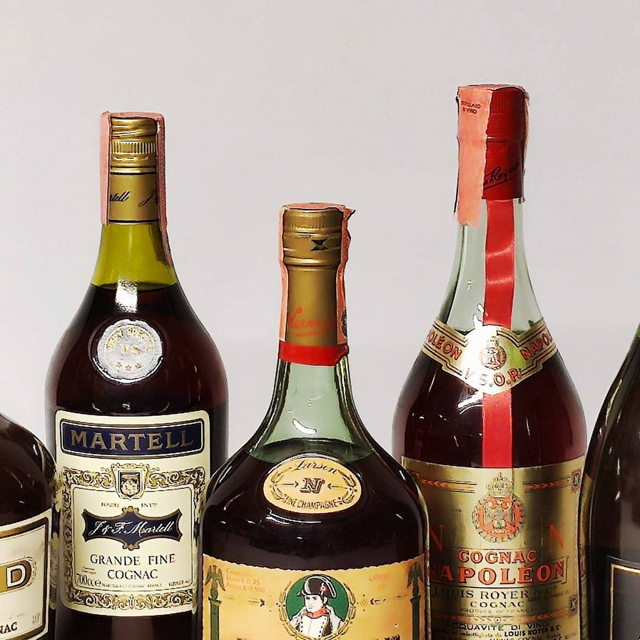 Otard, Martell, Napoleon, A. Hardy, Cognac