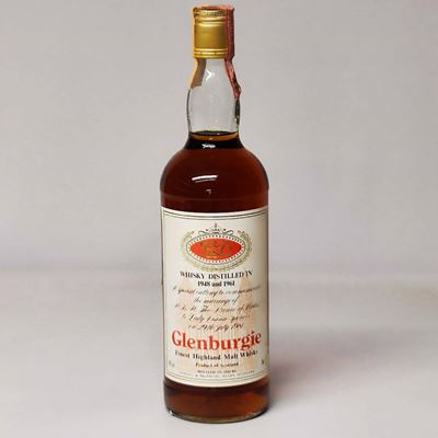 Glenburgie Royal Marriage 1948 And 1981, Highland Malt Whisky