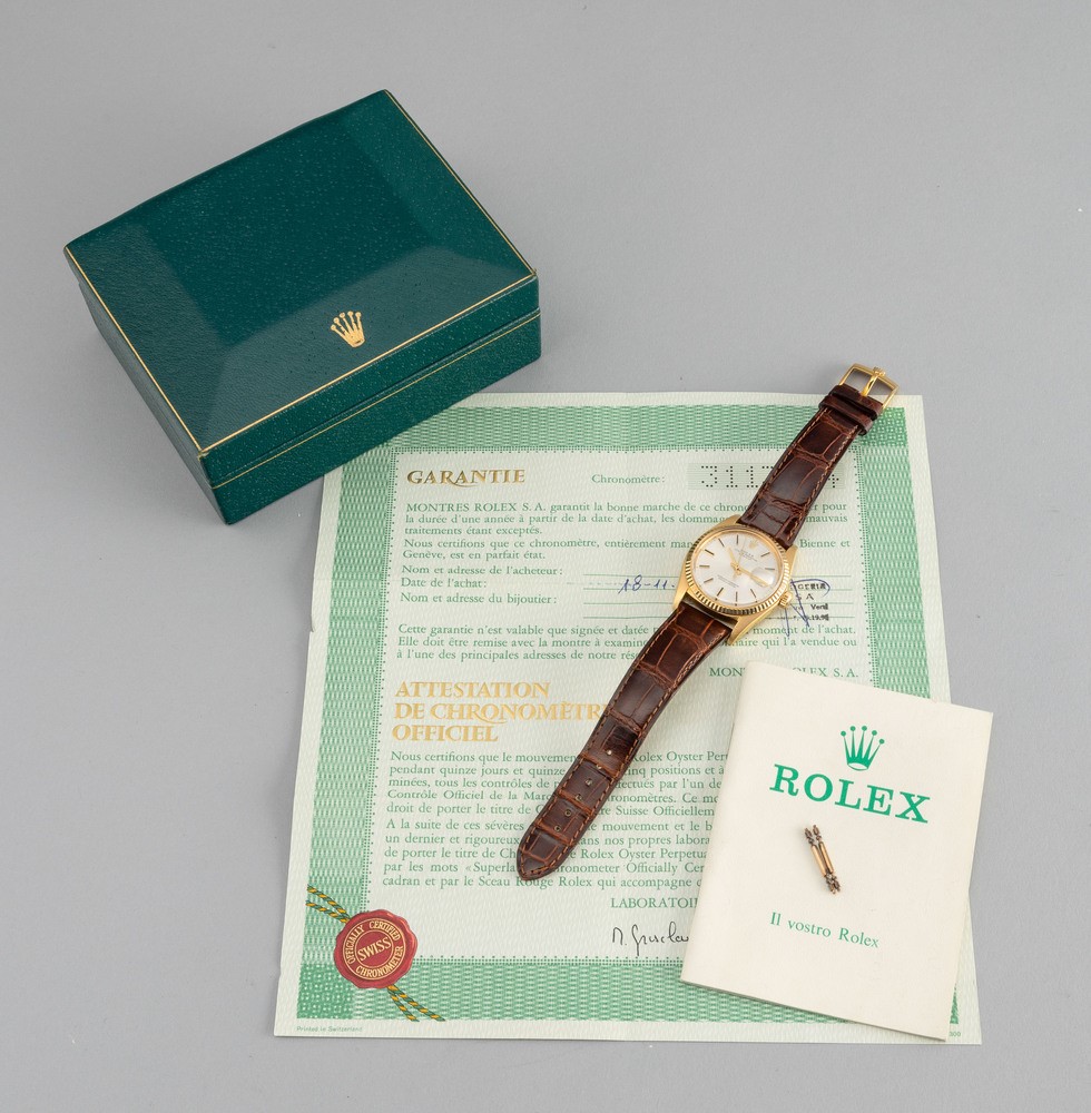 Raffinato ed Attraente Datejust Ref 1601 in Oro Giallo 18k in Perfetto Stato di Conservazione con...