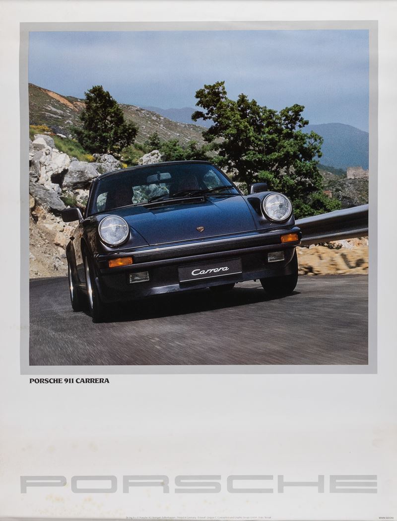 Novak : Porsche 911 Carrera.  - Auction POP Culture and Vintage Posters - Cambi Casa d'Aste