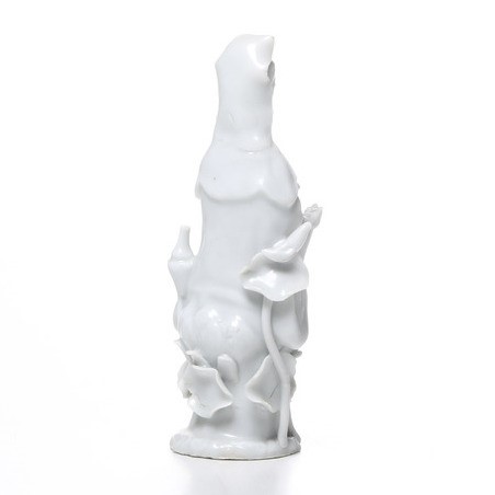 Guanyin, Figura seduta in porcellana Blanc de Chine, Cina, XIX secolo