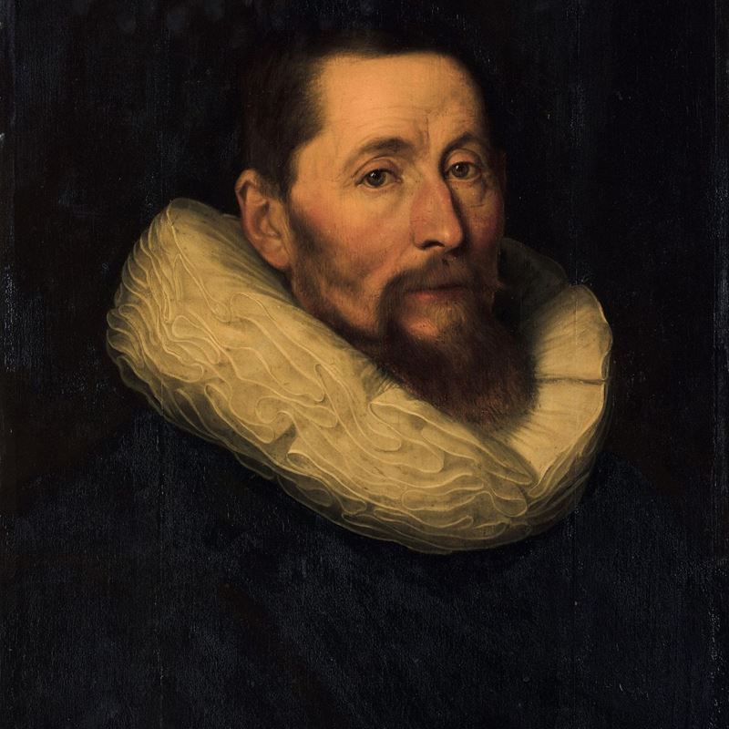 Scuola Olandese del XVII Secolo Ritratto di Gentiluomo