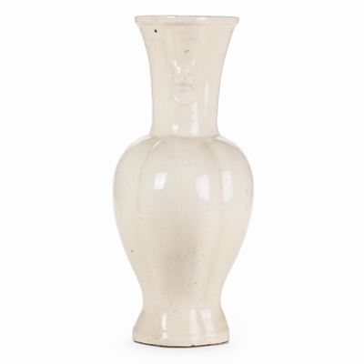 Vaso in Terraglia Bianco Avorio