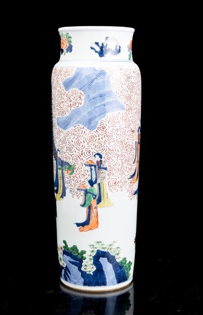 Vaso in porcellana, Cina, Dinastia Qing, XIX secolo
