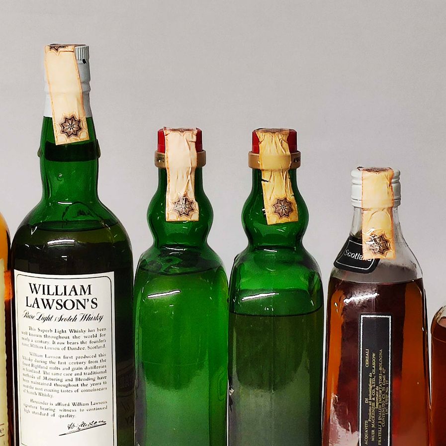 Grant's, Famous Grouse, William Lawson's, Gold Star, Clan Campbell, Old Story, Scoth Whisky