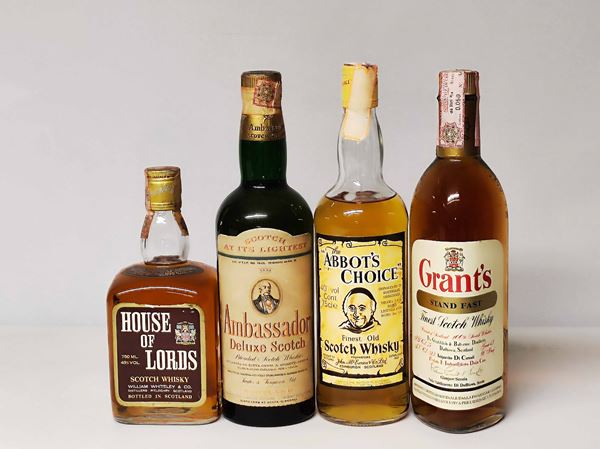 House of Lords, Ambassador, Abbot's, Grant's, Scoth Whisky