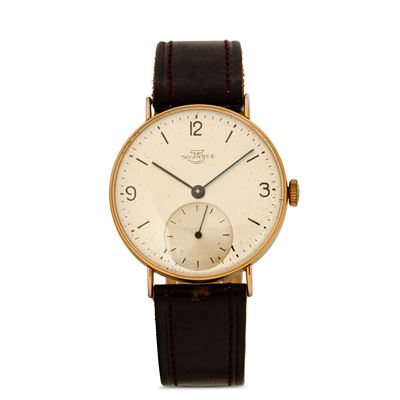 Solo Tempo in Oro 18k, Carica Manuale, Quadrante Argentè, Secondi Ad Ore Sei e Numeri Arabi, 36 M...