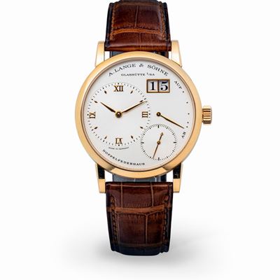 Classico ed Elegante Little Lange 1 in Oro Rosa 18k, Carica Manuale con Datario e Grande Riserva ...