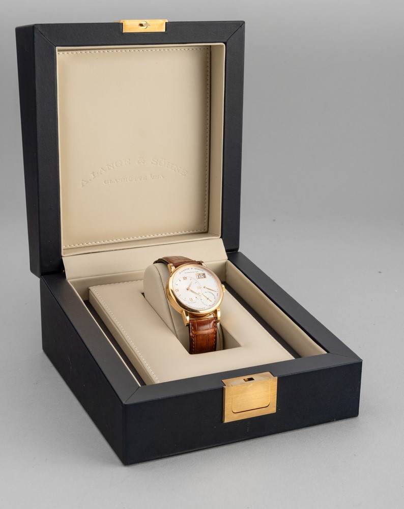 A. Lange & Söhne - Classico ed Elegante Little Lange 1 in Oro Rosa 18k, Carica Manuale con Datari...