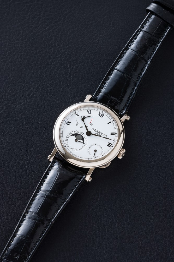 Patek Philippe - Complicato e Classico Calatrava Ref 5054 G in Oro Bianco 18k in Perfetto Stato d...
