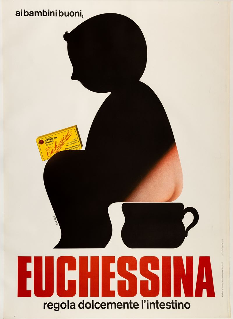 Studio Testa : Euchessina.  - Auction POP Culture and Vintage Posters - Cambi Casa d'Aste