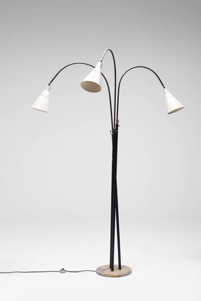 Lampada da Terra Estensibile e Orientabile