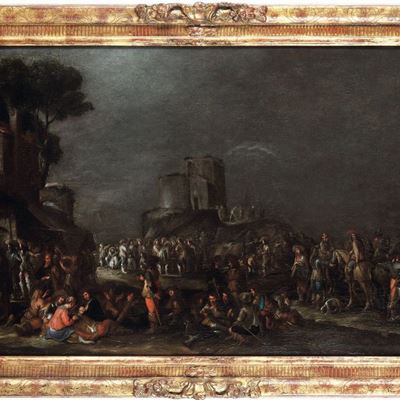 Notturno con L'accampamento delle Truppe