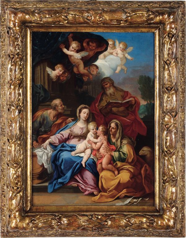Sebastiano Conca - Sacra Famiglia con S. Giovannino, S. Zaccaria e Sant'Elisabetta