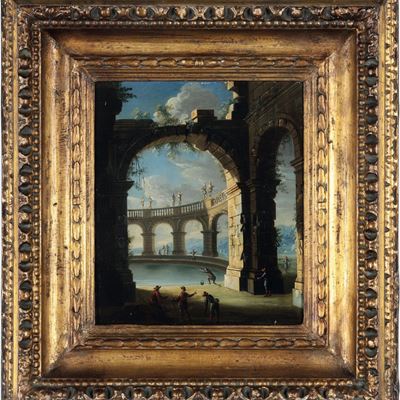 Capriccio con Arcate su Bacino Lacustre