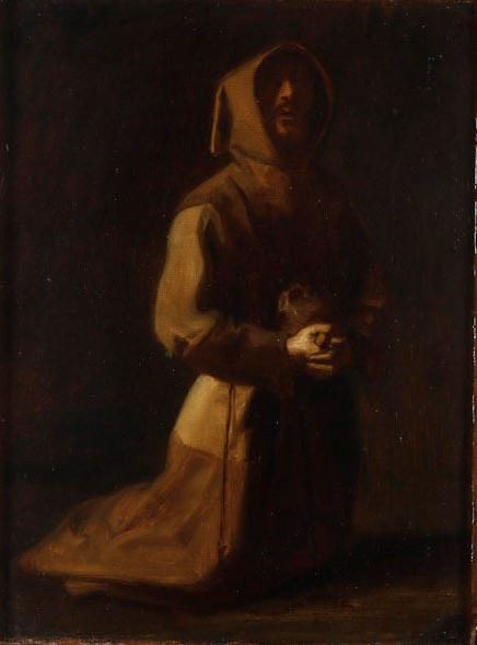 Francisco de Zurbar&#225;n - San Francesco penitente
