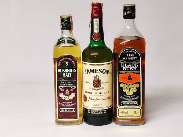 Bushmills, Jameson, Black Bush, Irish Whiskey