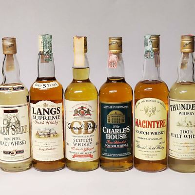 Blen Stark, Langs, Gb, Charles House, Macintyre, Thunder's, Scoth Whisky