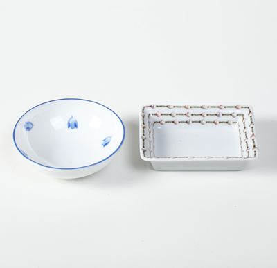 Due Piccoli Portaoggetti.francia, Limoges per Lalique, Fine del XX Secolo.