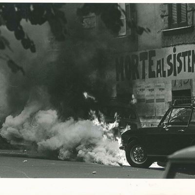 Senza Titolo (combustione D’automobile)
