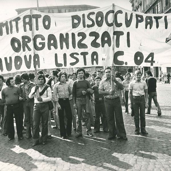 Untitled (CGIL Unemployed Committee banners)