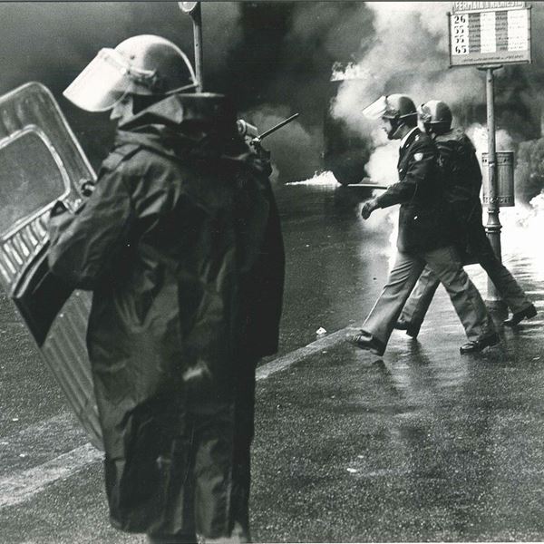 Untitled (Clashes after the death of Mario Salvi)