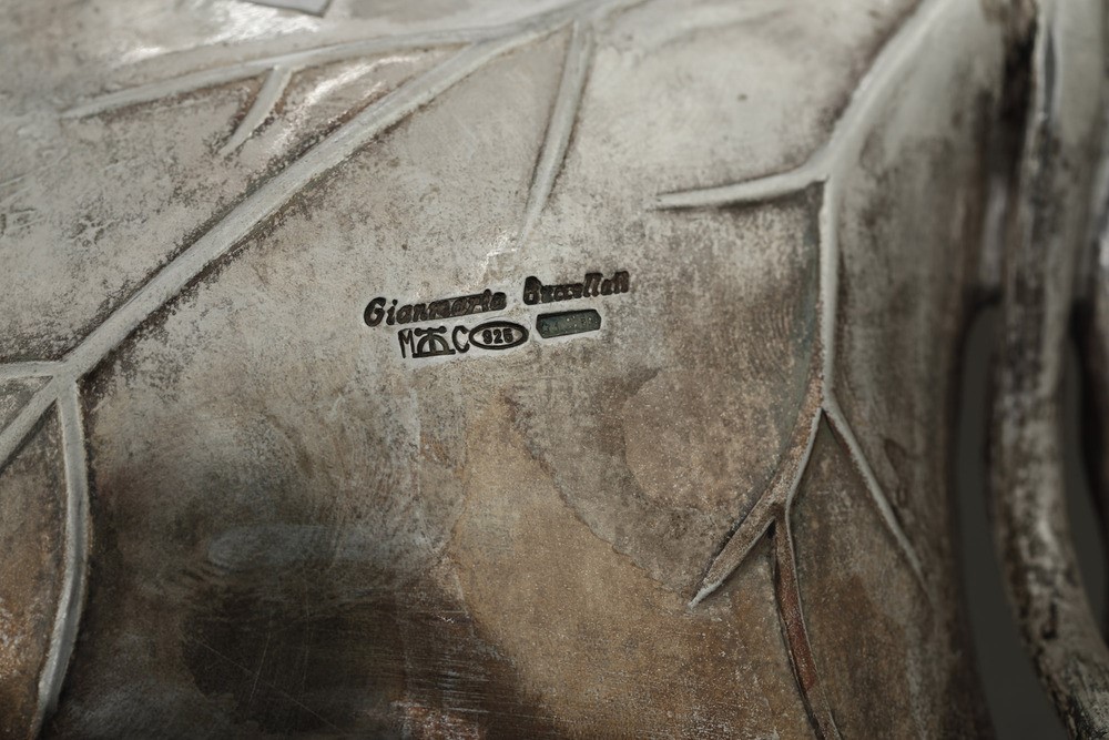 Foglia. Italia XX-XXI Secolo. Argentiere Clementi, Bologna per Maison Gianmaria Buccellati