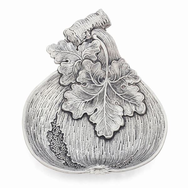 Ciotola a foggia di fico. Argentiere Clementi, Bologna per Maison Gianmaria Buccellati. Italia XX-XXI secolo