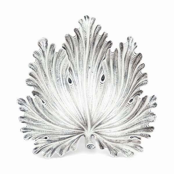Ciotola a foglia. Argentiere Clementi, Bologna per Maison Gianmaria Buccellati. Italia XX-XXI secolo