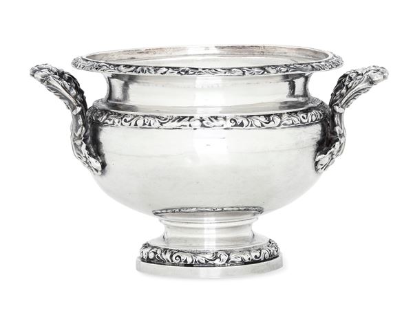 A two handled cup, Turin, early 1800s