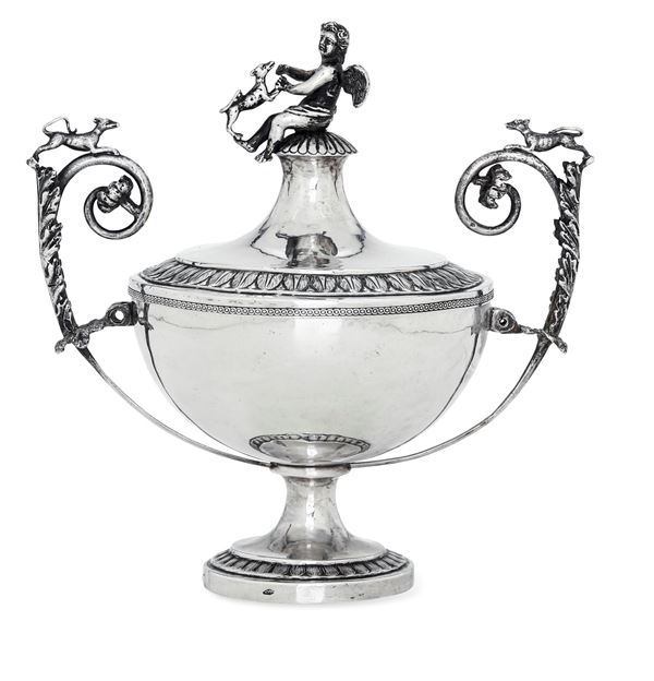 A puerperal cup, Rome, early 1800s