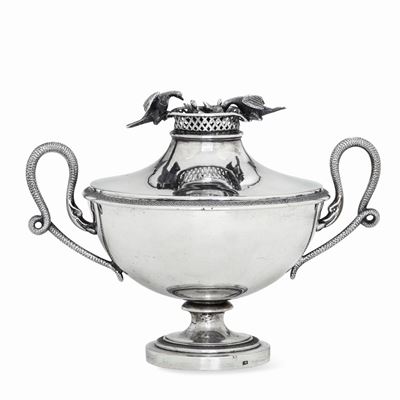 Tazza da Puerpera. Firenze, Seconda o Terza Decade del XIX Secolo. Argentiere Giovanni o Gaetano ...