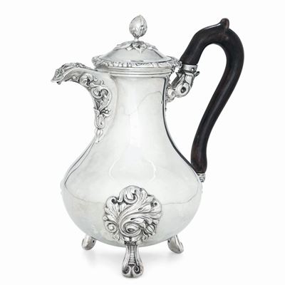 Caffettiera. Torino, 1840. Argentieri Giuseppe Lanza e Innocenzo Lupo