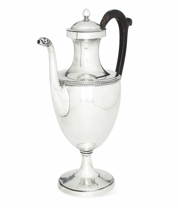 A coffee pot, Rome, early 1800s