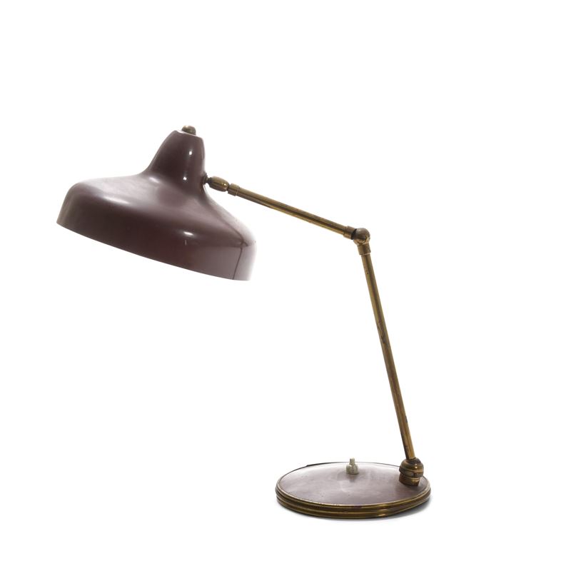 Lampada da tavolo in metallo  - Asta Antiquariato  - Cambi Casa d'Aste