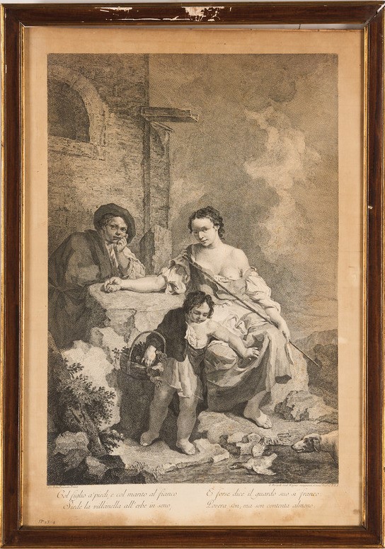 F. Bernardi-j. Renard-a.cappelan- J.wagner-. Gb. Piazzetta 4 Stampe Tratte da Quadri di G.b- Piaz...