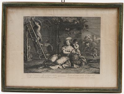 Giovanni Volpato- Francesco Maggiotto. Autunno...venezia, Secolo XVIII.