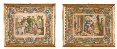 G.b Galli. L. Guidotti. Amiconi. il Ritorno del Figlio Prodigo- Rebecca al Pozzo, Bologna Secolo ...