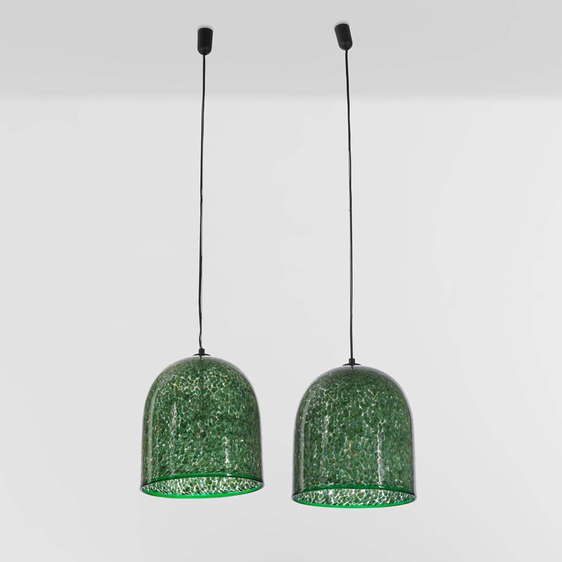 Gae Aulenti : Due lampade a sospensione  - Asta Design Lab - Cambi Casa d'Aste