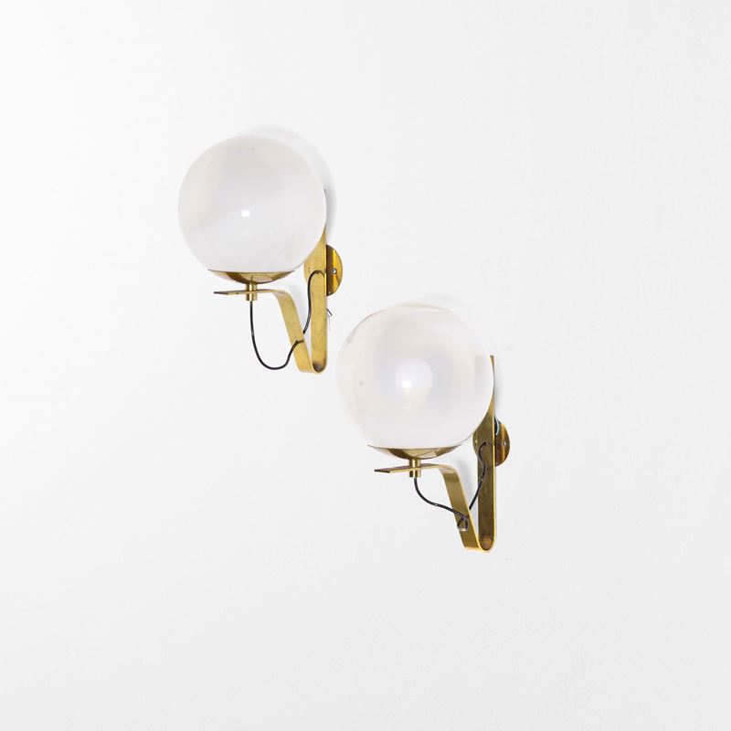 Candle : Due lampade a parete  - Asta Design Lab - Cambi Casa d'Aste
