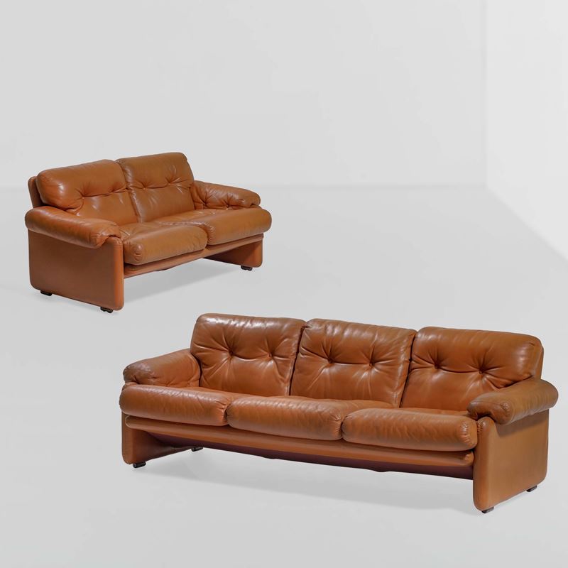 Afra e Tobia Scarpa : Due divani mod. Coronado  - Asta Design - Cambi Casa d'Aste