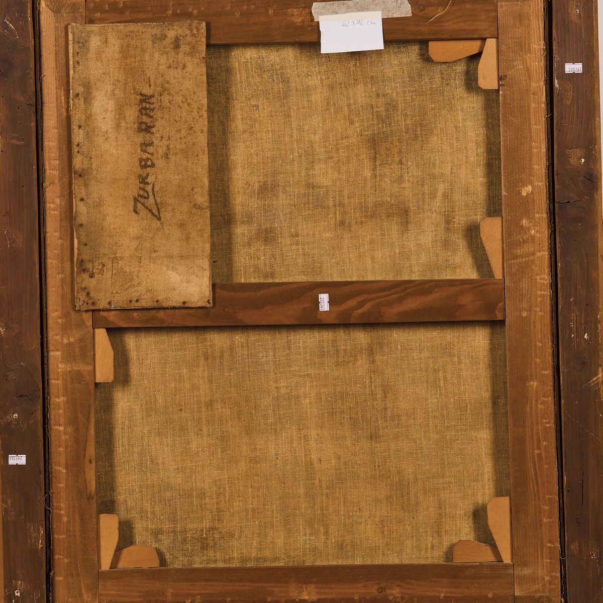 Scuola spagnola del XVII secolo, San Francesco in contemplazione del crocifisso, olio su tela