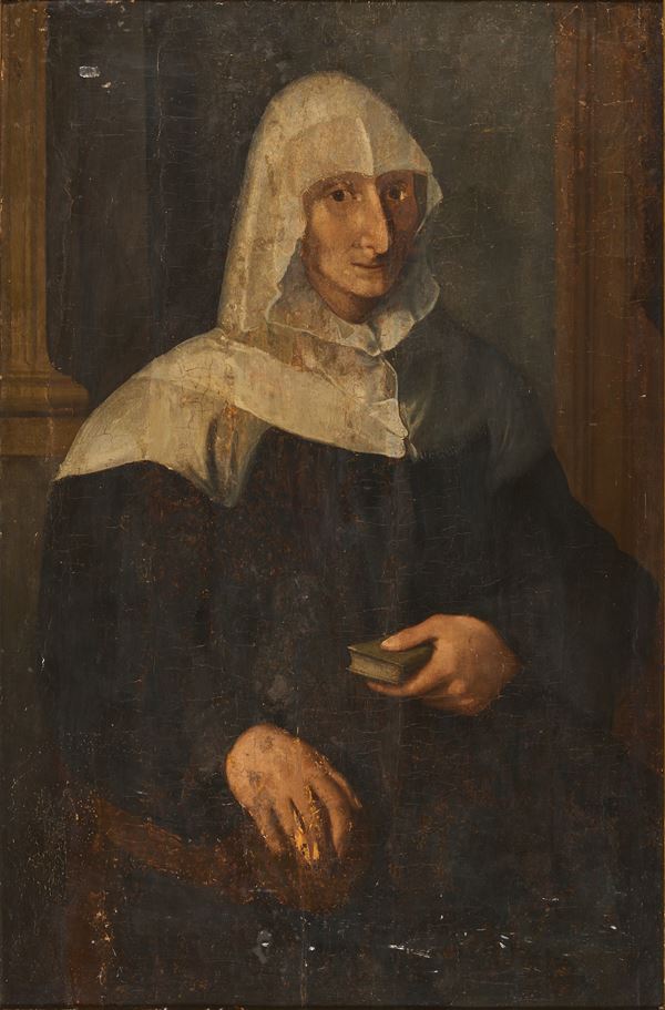 Scuola fiorentina del XVI secolo Ritratto di monaca