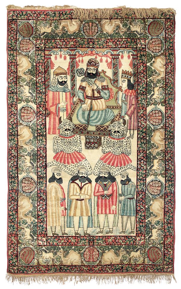 Tappeto Hushang Shan Kerman, Persia inizio XX secolo