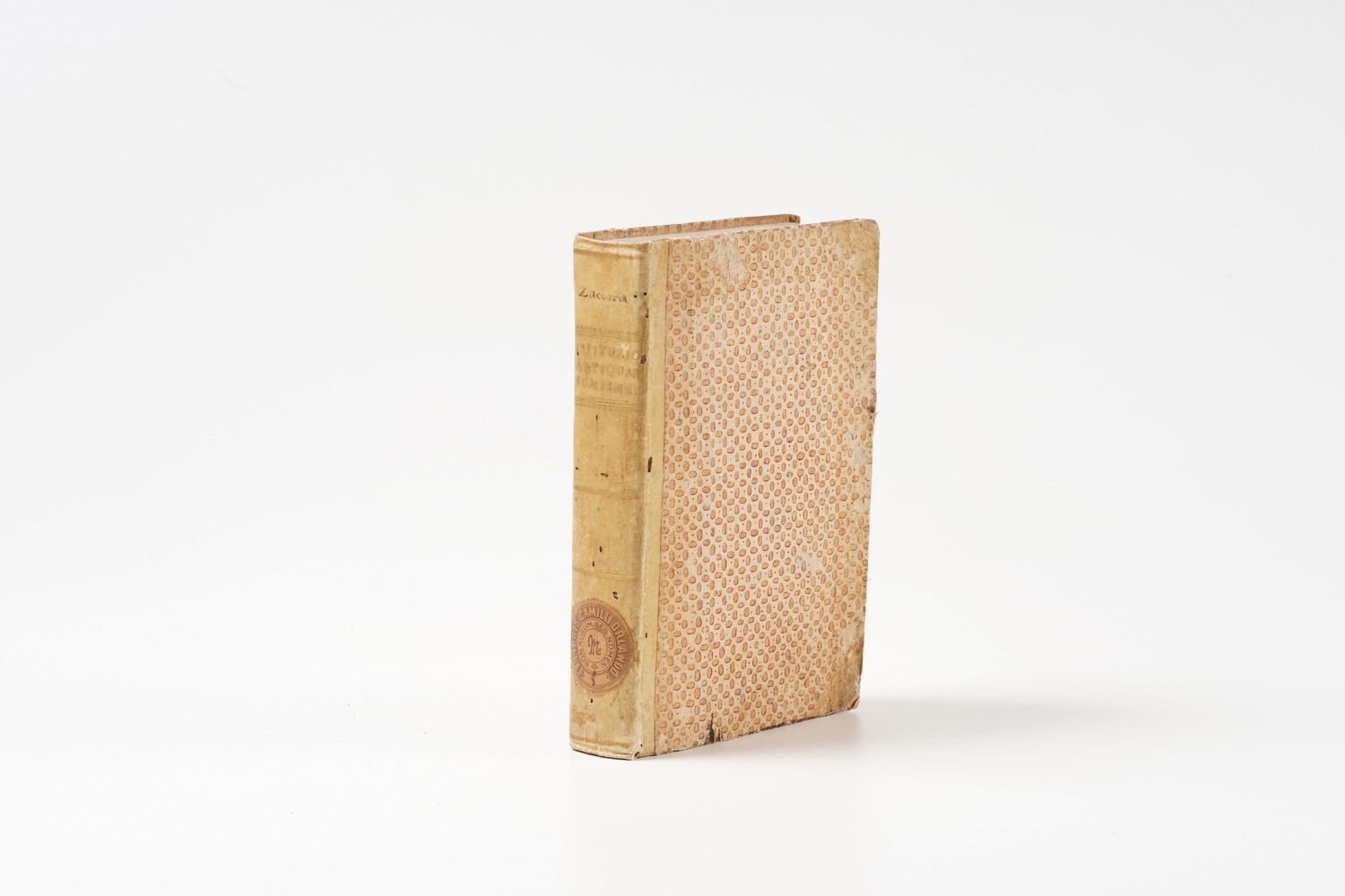 (zaccaria Francesco Antonio). Istituzione Antiquario-numismatica o Sia Introduzione allo Studio d...